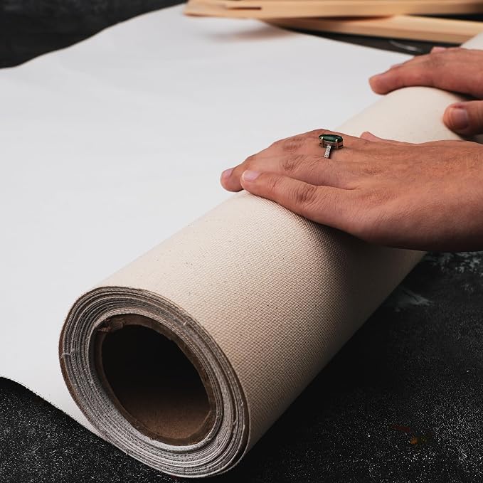 PHOENIX 36 Inch Wide x 3 Yard (9 Feet) Long Canvas Roll
