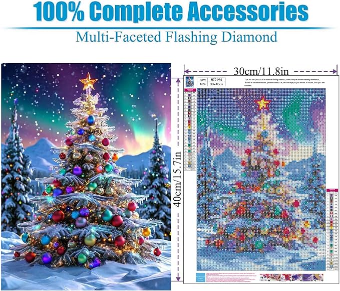 Lophomie Diamond Art Kits for Adults, 5D Christmas Diamond Painting Kits