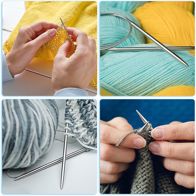 Aeelike Circular Knitting Needles Set, 2.5-10 mm Round Needle, 40 inches