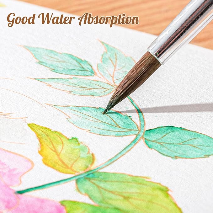 80 Sheets Watercolor Paper Bulk, 110 lb/230 GSM Cold Press Paper White Water Color Paper for Kids Child Students Adults Artists Drawing Wedding Gift Cards(4 x 6 Inch)