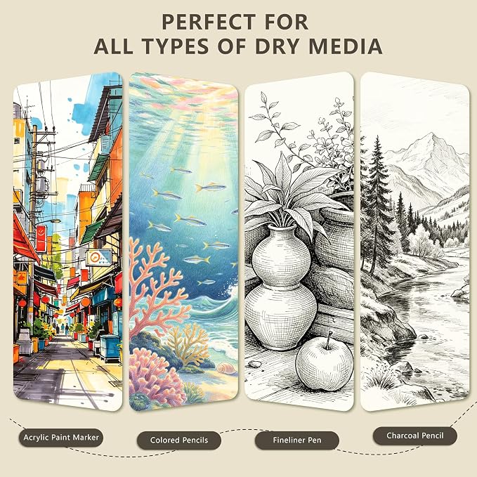 120 Pages Hardcover Pocket Sketchbook,Mini Small Travel Drawing Journal