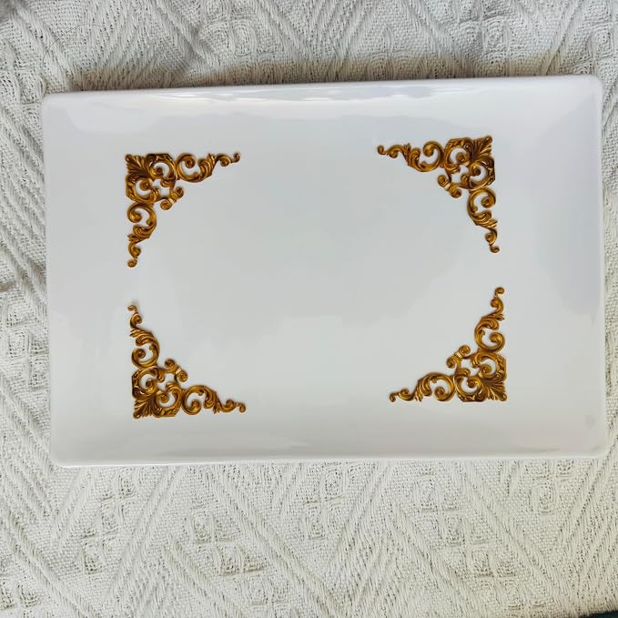 24pcs Vintage Frame Corner Stickers Scrapbook Decorative Paper Gold