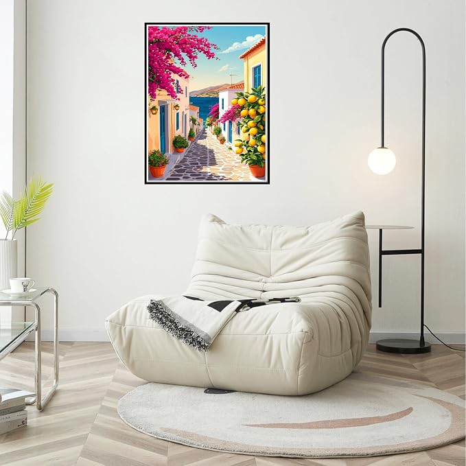 Ycydilirab Landscape Paint by Numbers Kits for Adults - Paint by Numbers Adults,DIY Acrylic Paint by Number Adult Drawing Colorful Paintworks Artwork for Gifts and Wall Decor 16x20inch