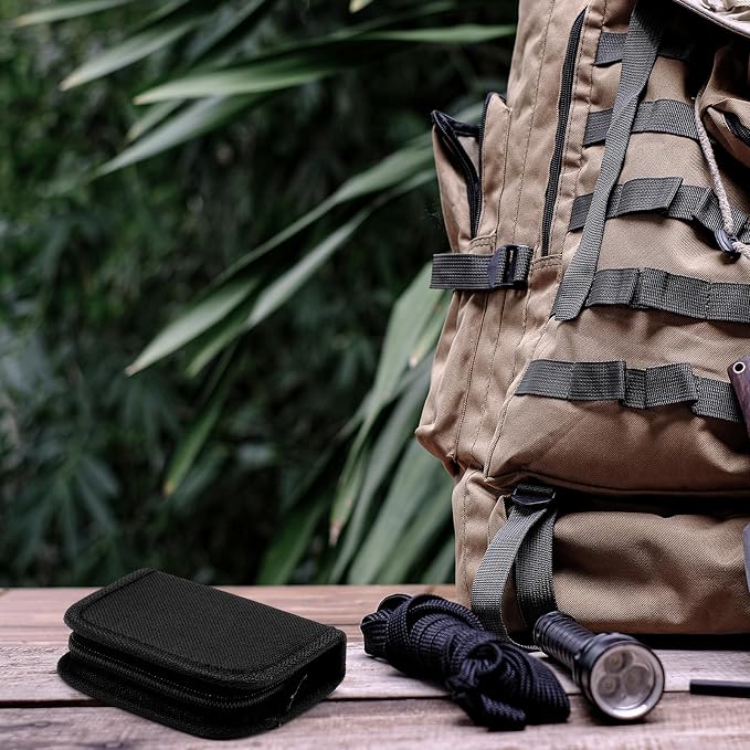 Suncalla 1 Pack Military Survival Sewing Kit Travel Emergency,Black