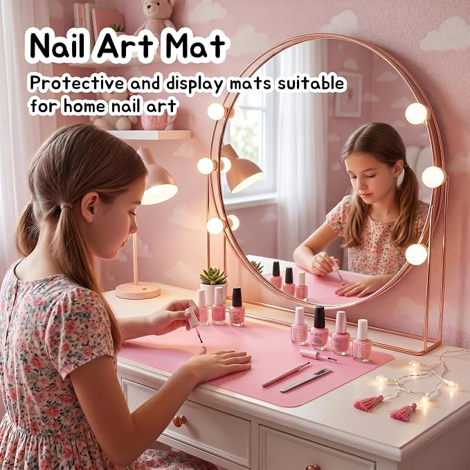 Silicone Mats for Resin Crafts 9"W x 12"L: Non-Slip Heat Resistant Small