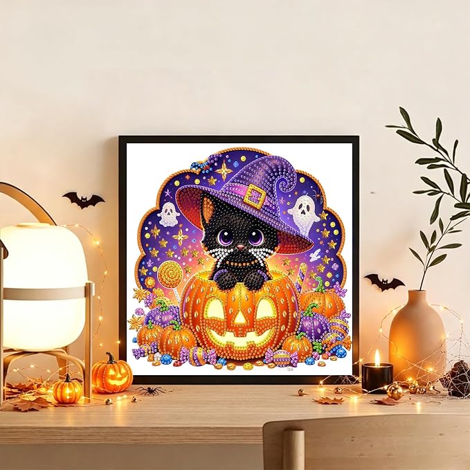 Halloween Diamond Art Kits for Adults Special Shape Diamond Painting