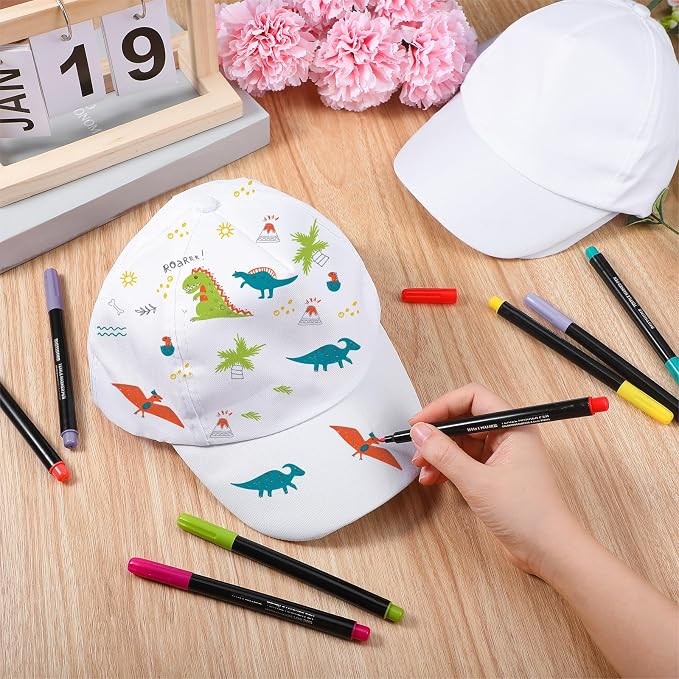 DIY White Baseball Cap for Kids Blank
