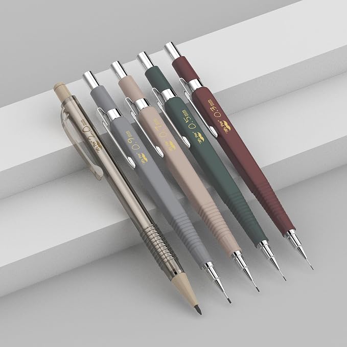 Mr. Pen- Art Mechanical Pencil Set, 5 Sizes (0.3, 0.5, 0.7, 0.9, 2.0mm)