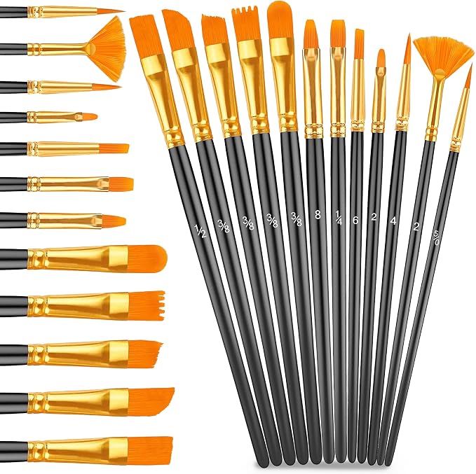 Acrylic Paints Set, 60ml Art Craft Paint Bottles - 36 Colors Set