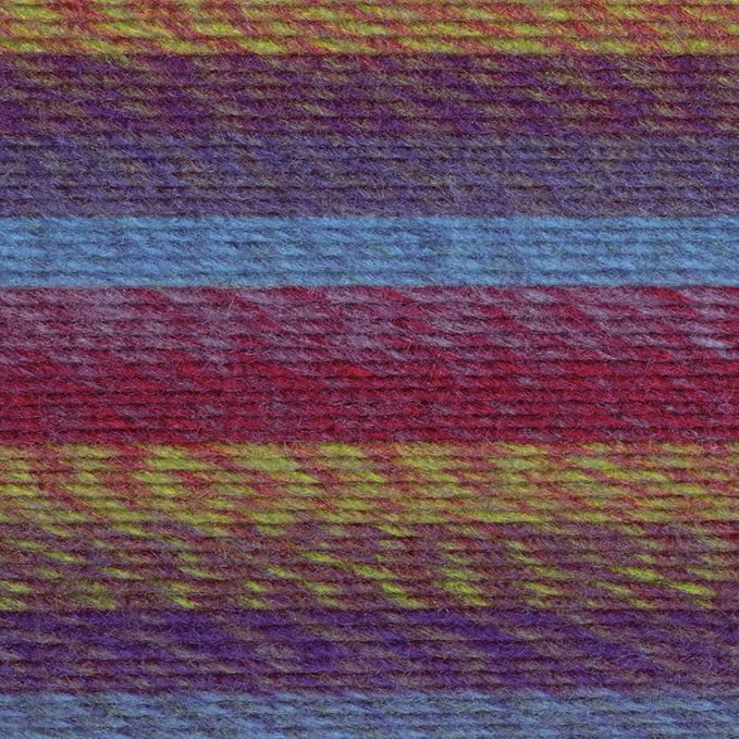 Lion Brand Yarn Ferris Wheel Yarn, Roving Multicolor Yarn for Knitting, Crocheting, and Crafts, 3 Pack, Vintage Carousel
