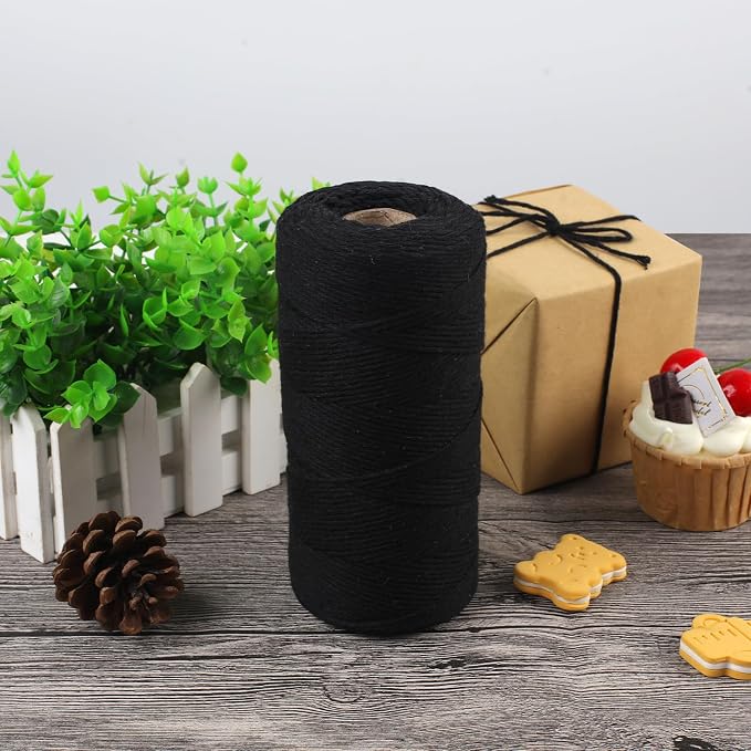 Joyberg Cotton Twine: 984 Feet / 300 Meters - Gardening & Crafts String Thin Threadcord