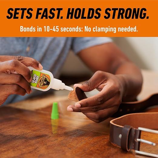 Gorilla Super Glue Gel XL, Clear 25g, 1-Pack, Fast Setting, No Drip