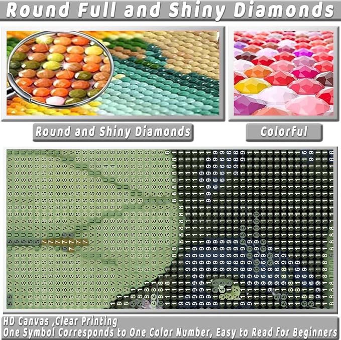 Black Cat Diamond Art Kits for Adults Diamond Painting Kit for Beginner | 5D Animal DIY Funny Vintage Diamond Dots Full Drill Crafts for Gem Art Dot Art for Adults Home Wall Decor for Teens 12x16 in