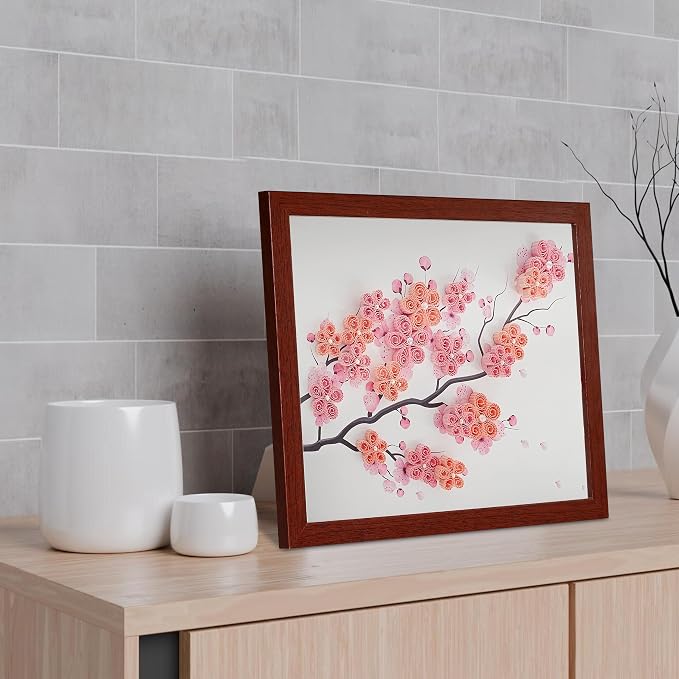 MY CREATIVE CAMP Paper Quilling Kit for Beginners – DIY Craft Kit for Kids, Teens & Adults with Tools, Instructions & Storage, Creative Art Projects & Wall Décor (Cherry Blossom Kit)