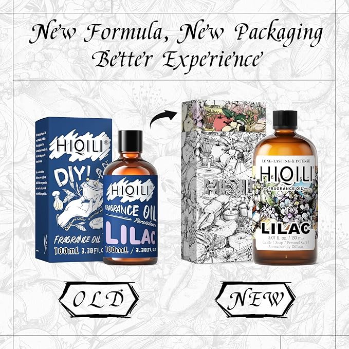HIQILI Lilac Fragrance Oil for Women Perfume Making - 5.07 Fl Oz