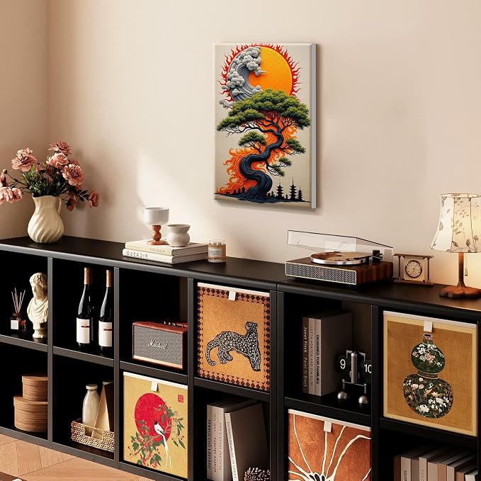 SmartEZ Framed Paint by Numbers Kit for Adults Tree of Life, 8x12 Inch | Adult Paint by Number Kits with Frame for Gift, Home Wall Decor, 7.87x11.81 Inch