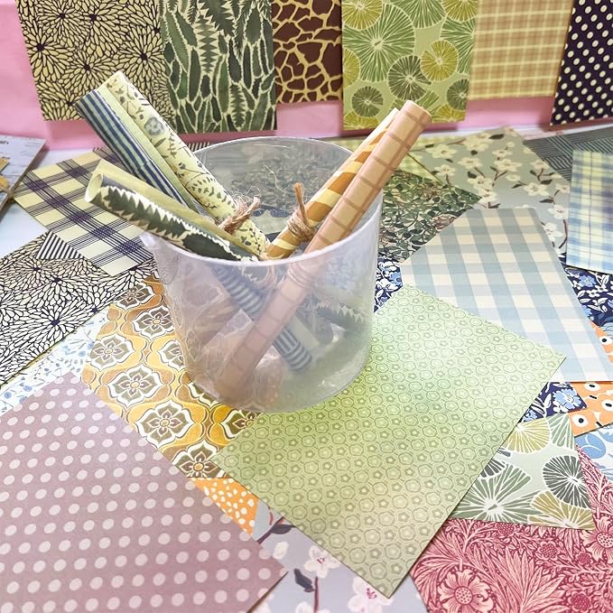 240 Sheets Vintage Scrapbook Papers Journaling Scrapbooking Supplies Kit Decorative Craft Paper for Planner, Bullet Journal Collage Card Embellishment Retro Crafts