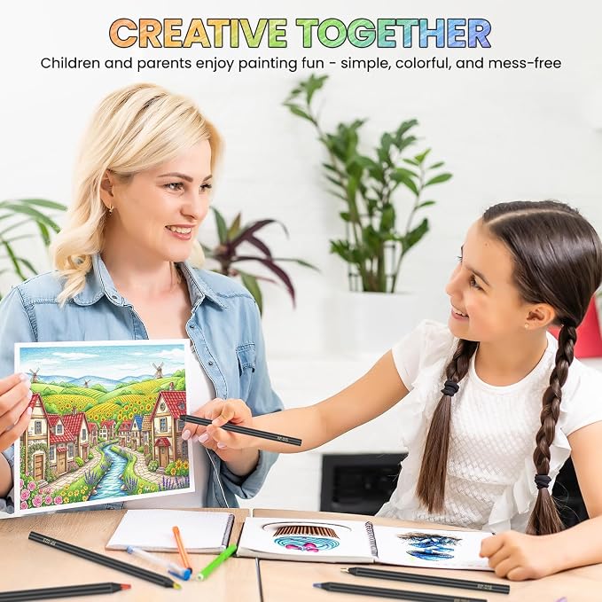 Yangmei Art Supplies, 24 Rainbow Colored Pencils, Teen Girl Gifts