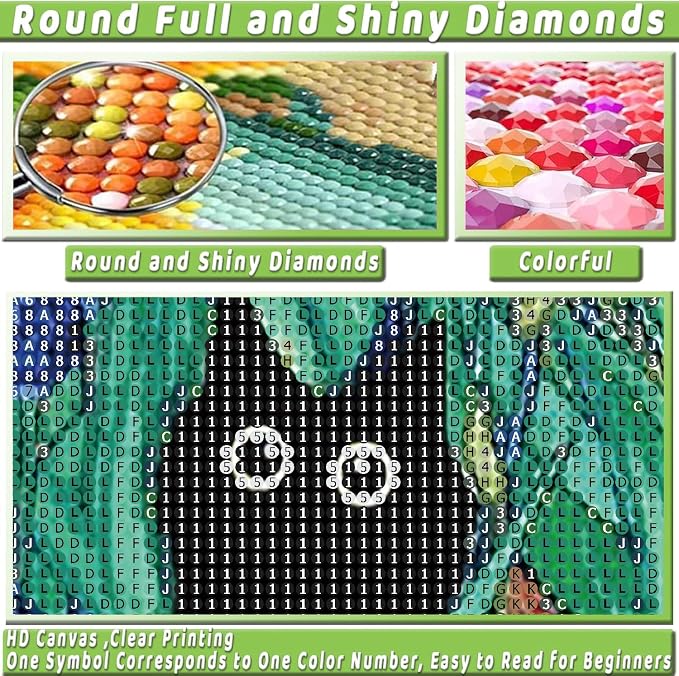 4 Pack Black Cat Diamond Art Kits for Adults Diamond Painting Kit Beginner