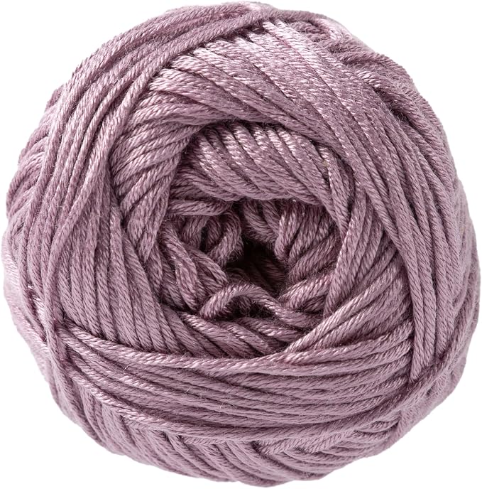 Loops & Threads Silky Soft Yarn - Yarn for Knitting, Crochet, Weaving, and Arts & Crafts - Pink, Bamboo, 3.5 oz