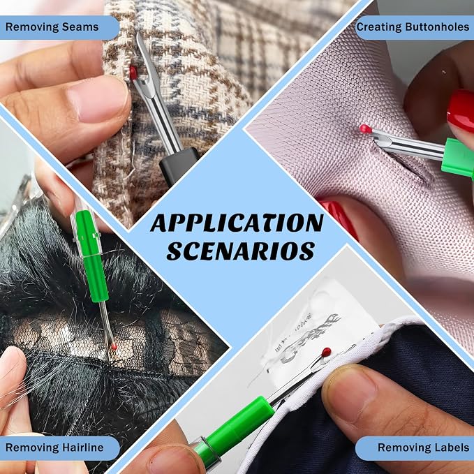 Seam Ripper, 2 Big and 2 Small Seam Rippers for Sewing, Stitch Remover Tool
