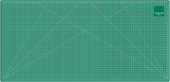 Headley Tools 39.4'' X 78.7'' Thickened Self Healing Cutting Mat, Rotary Cutting Sewing Mat for Crafts, Durable 5-Ply Table Cutting Board for Fabric Quilting Leather Hobby Project, (Green)