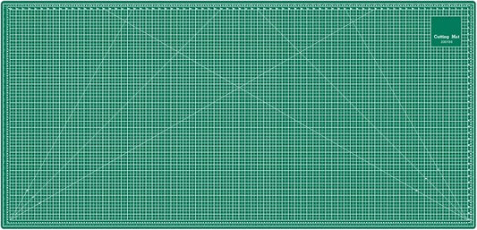 Headley Tools 39.4'' X 78.7'' Thickened Self Healing Cutting Mat, Rotary Cutting Sewing Mat for Crafts, Durable 5-Ply Table Cutting Board for Fabric Quilting Leather Hobby Project, (Green)