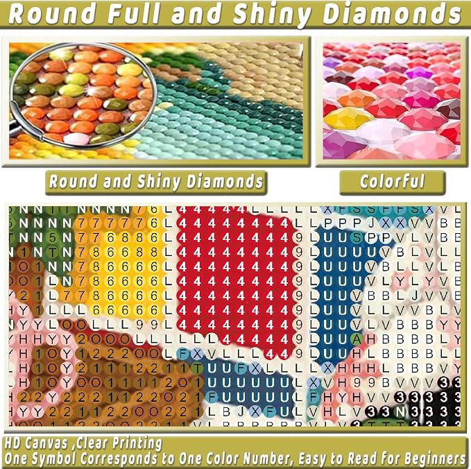 Black Cat Diamond Art Kits for Adults Diamond Painting Kit for Beginner