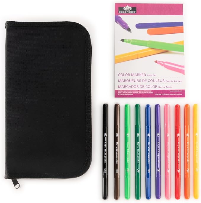 Royal & Langnickel Color Marker Essentials Keep N' Carry Set