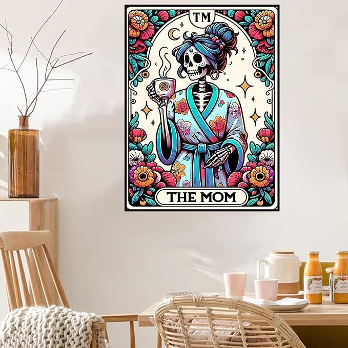 Benjenes Skull Diamond Art Kits for Adults, Tarot Diamond Painting Kits