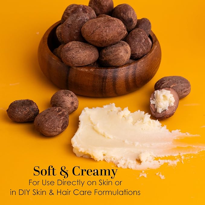 Raw Shea Butter – 100% Pure Unrefined African Shea Butter, 8 oz Jar
