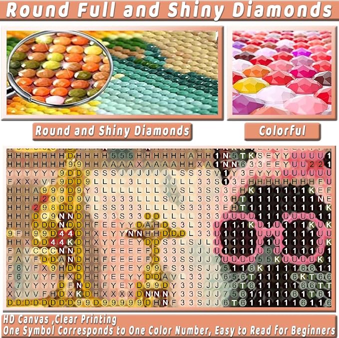 Black Cat Diamond Art Kits for Adults Diamond Painting Kit for Beginner