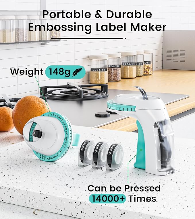 Embossing Label Maker Machine, Retro Embossed Label Maker Vintage