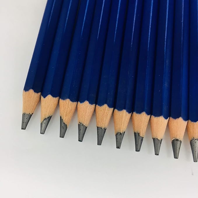 XDT#8B Drawing Pencils 24 Piece Set, Pro Art Graphite Sketching&Shading Supplies, Ideal For Kid Beginner Student Adults Artist