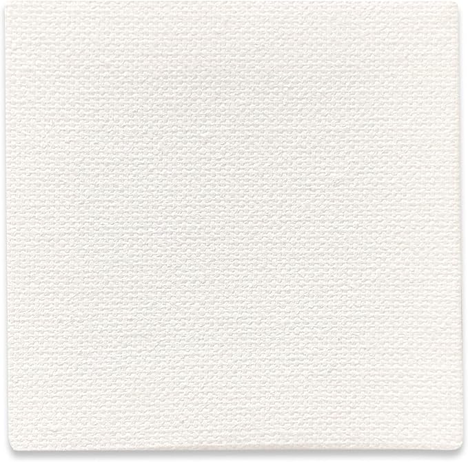 LWR CRAFTS Mini Stretched Canvas 3" X 3" Pack of 12