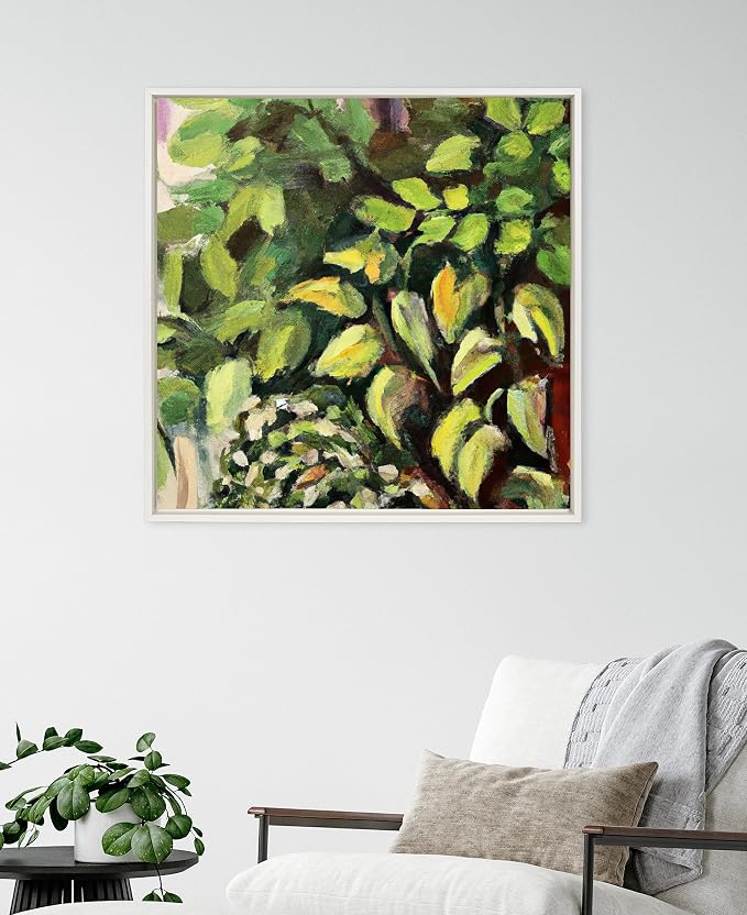 Kate and Laurel Sylvie Blank Framed Canvas Wall Art; 30x30 White; Modern Empty Canvas for Paint-Your-Own Art; Ready to Paint Premium Canvas Already Framed