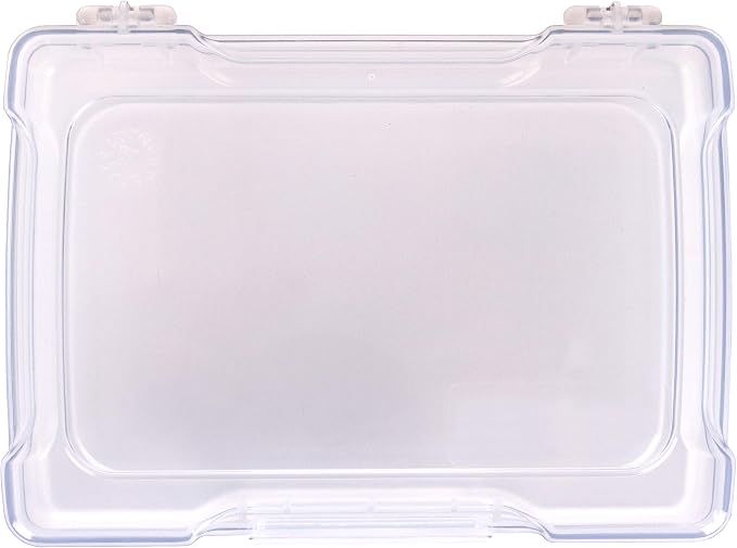 ArtBin 6946AB Photo & Craft Organizer 4" x 6" Box, [1] Plastic Storage Case, Clear