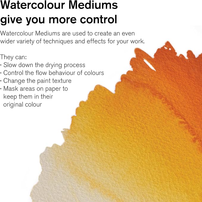 Winsor & Newton Watercolor Medium, Aquapasto, 60ml (2-oz) Tube | Translucent Gel, Increases Viscosity of Watercolor & Gouache, Use to Thicken Color, Adds Plasticity for Impasto Effects