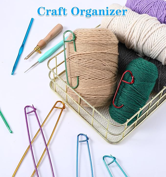 12 PCS 6 Sizes Stitch Holders for Knitting, Knitting Stitch Holders