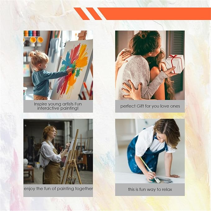 NZNANCHU DIY Paint by Numbers for Adults,Painting by Number Kits on Canvas,Color by Numbers for Beginner,Gifts Decor for Home Wall Room (cat)