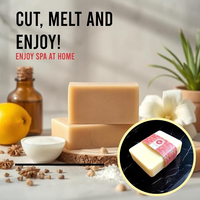 Wallace & Williamson Deluxe Soap Making Kit - Adults & Kids - Modern Floral Theme - Includes Shea Butter Soap Base, Molds, Scents, Dyes, Tools & Instructions