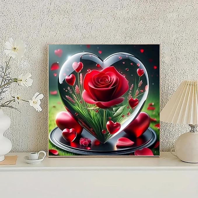 NZNANCHU DIY Paint by Numbers for Adults,Painting by Number Kits on Canvas,Color by Numbers for Beginner,Gifts Decor for Home Wall Room (Flower)
