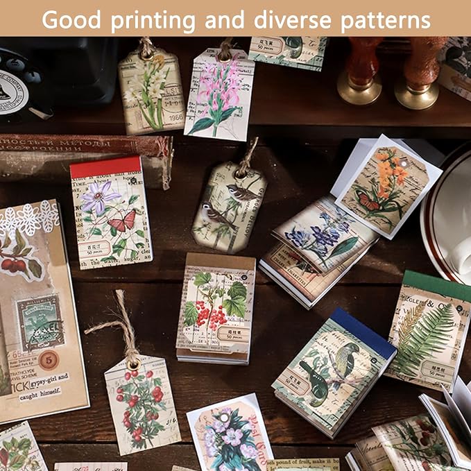 12 Sets 600 Pcs Washi Stickers Aesthetic Sticker Book