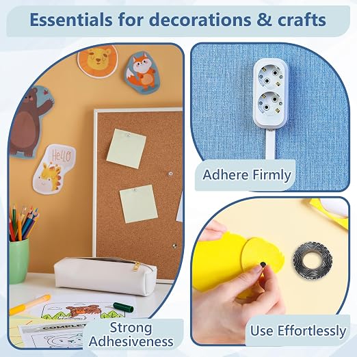 400 PCS 1mm Double Sided Foam Dots 0.3" Foam Round Dots 3D Foam Tape Craft Double Sided Dual Adhesive Foam Mounts Foam Pop Dots For Art Crafts Diy Handmade Scrapbook(Black,0.3" Diameter,1mm Thick)