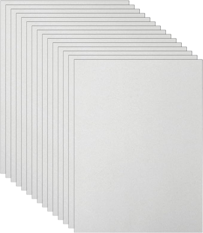Guakicae 100 Sheets Grey Cardstock 8.5 x 11 Certificate Paper 75lb