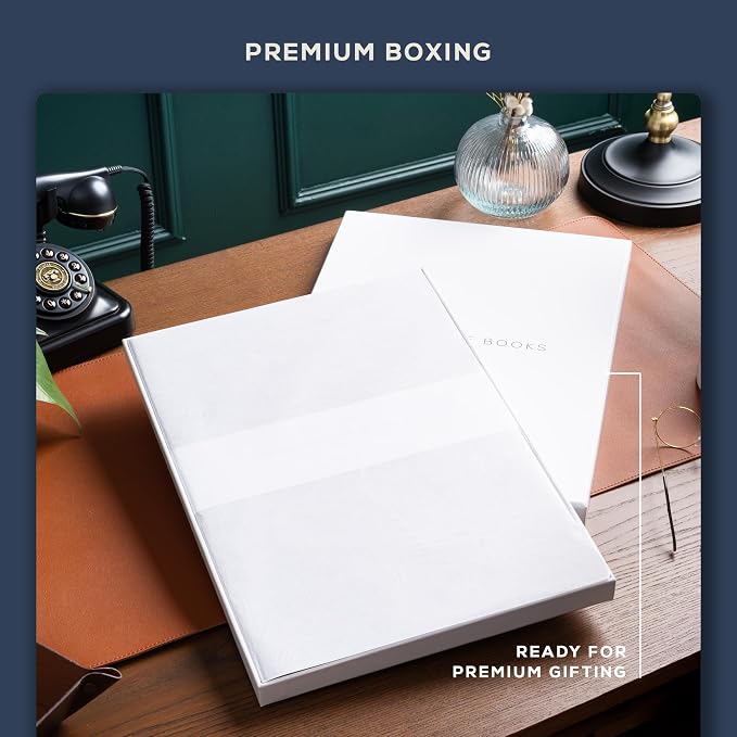 Beechmore Books A3 11.7x16.5 Mixed Media Sketchbook 160 GSM/98lb, Gift Box | Hardcover Drawing Pad with Lay-Flat Binding, Extra Large Perforated Ivory Paper for Studio Drawing & Watercolor Work