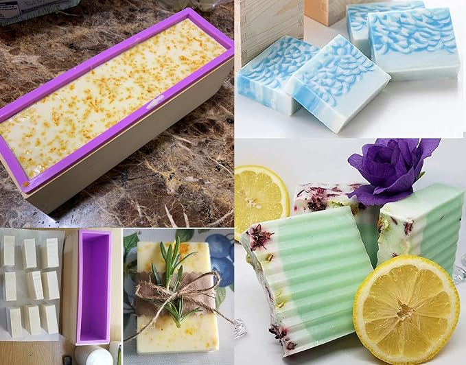Silicone soap molds -Soap Cutting Tool Set Wooden Bamboo (Wire Slicer Cutting Tool)