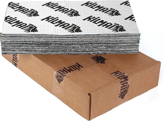 KILMAT Extra 100 mil 25 sqft Car Sound Deadening Mat, Butyl Automotive Sound Deadener, Audio Noise Insulation and dampening