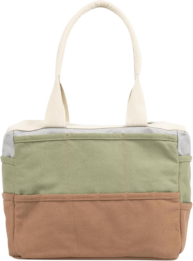 Soolla Studio Bag: Art Supply Storage Organizer & Pottery Tool Bag, Washable Tote, Yarn Bag, Crochet, 30 Pockets, 15+ Colors