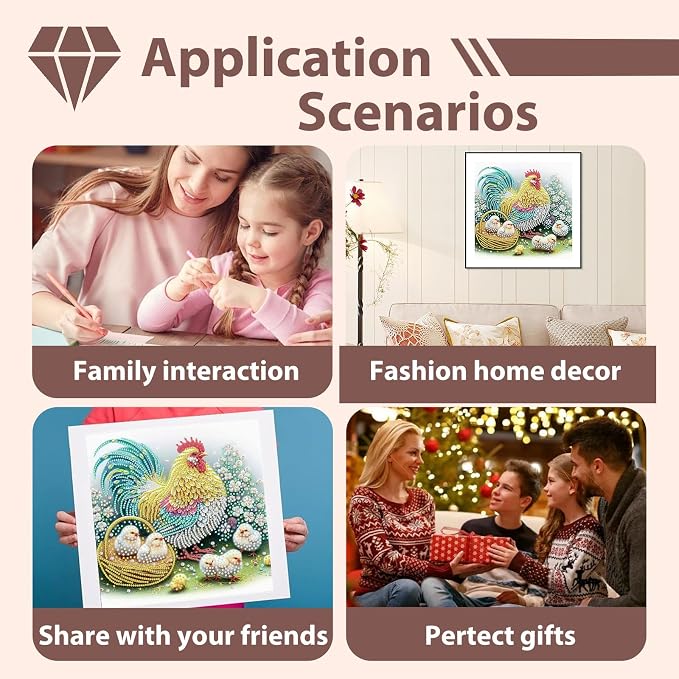 Special Shape Diamond Art Kits for Adults Beginners